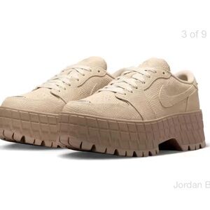 Air Jordan 1 Brooklyn Low Lands in Texturized “Rattan” Pattern